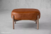 Demo - Prague Leather Ottoman - Vintage Tan Demo Clearance - 4