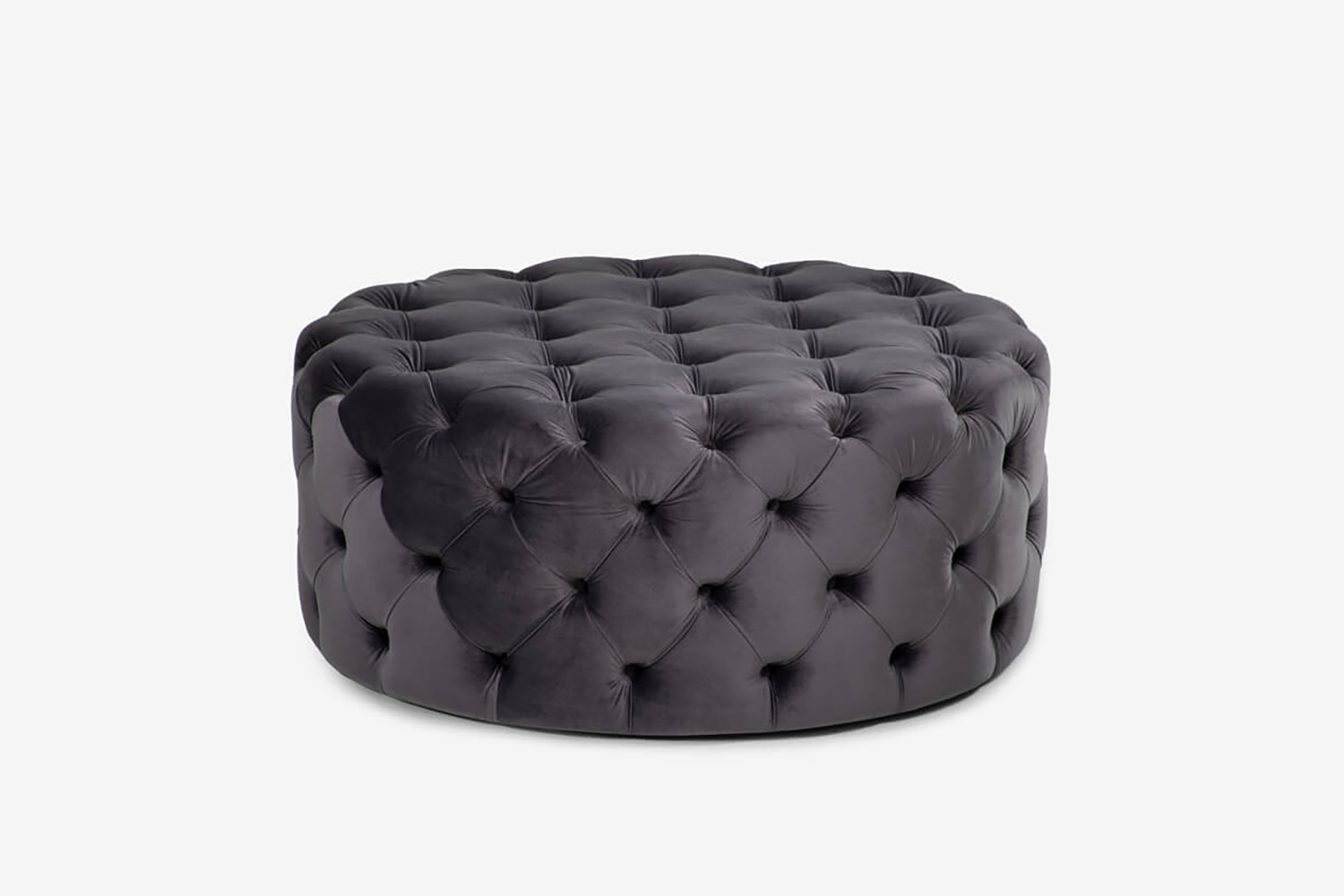 Arden Tufted Ottoman Graphite