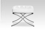 Replica Barcelona Chair + Footstool - White | Armchairs for Sale | Living | Cielo -