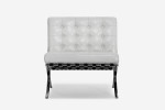 Replica Barcelona Chair + Footstool - White | Armchairs for Sale | Living | Cielo -