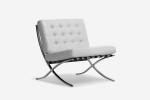 Replica Barcelona Chair + Footstool - White | Armchairs for Sale | Living | Cielo -