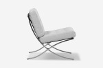 Replica Barcelona Chair + Footstool - White | Armchairs for Sale | Living | Cielo -