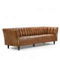 Emerson 3 Seater Leather Couch