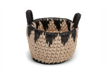 Kiman Basket - Small - Dark Grey & Natural | Baskets| Decor -