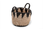 Kiman Basket - Small - Dark Grey & Natural | Baskets| Decor -