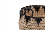 Kiman Basket - M - Dark Grey & Natural | Baskets | Decor -