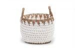 Kiman - Medium  - White & Natural | Baskets | Decor  -