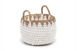 Kiman - Medium  - White & Natural | Baskets | Decor  -