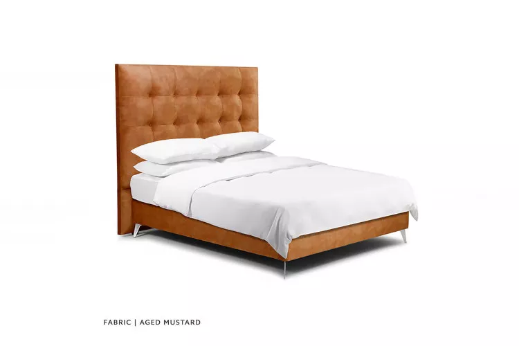 Ariella Maya Velvet Bed - Double Double Beds - 78