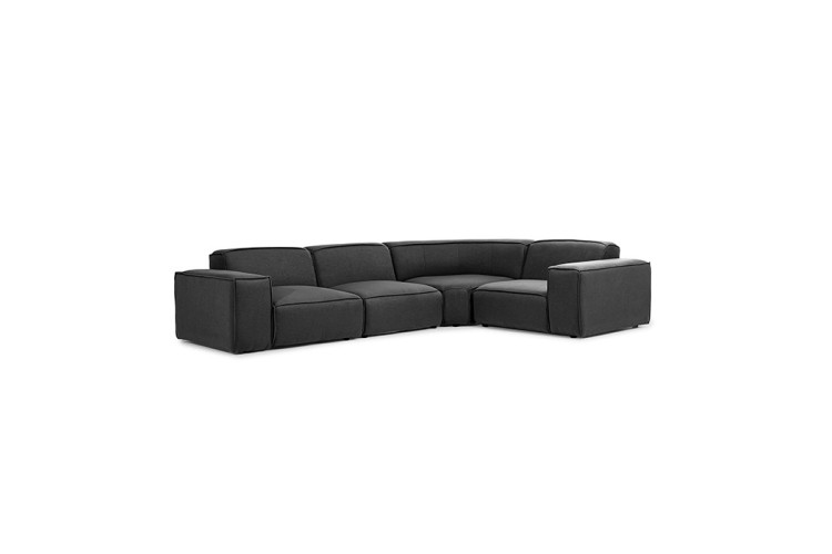 Jagger Modular - Corner Couch Set - Charcoal - 